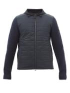 Belstaff - Omar Quilted-shell And Cotton-jersey Jacket - Mens - Navy