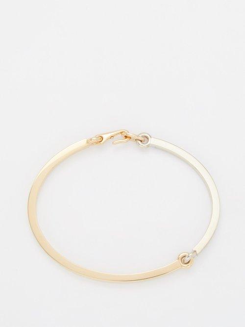 Maor - Aphelion 18kt Gold Bracelet - Mens - White Yellow Gold