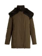 Moncler Agapanthus Fur-trimmed Down-filled Parka