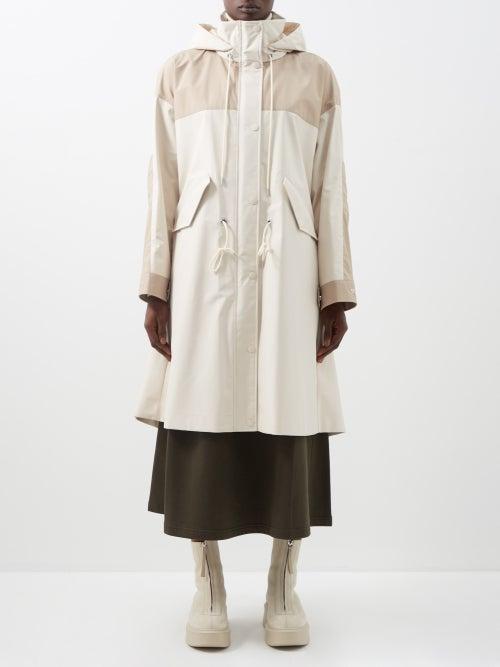 Moncler - Amance Hooded Technical-shell Parka - Womens - Ivory