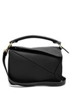 Matchesfashion.com Loewe - Puzzle Grained Leather Bag - Womens - Navy