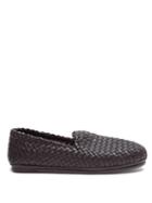 Matchesfashion.com Bottega Veneta - Intrecciato-leather Loafers - Mens - Black