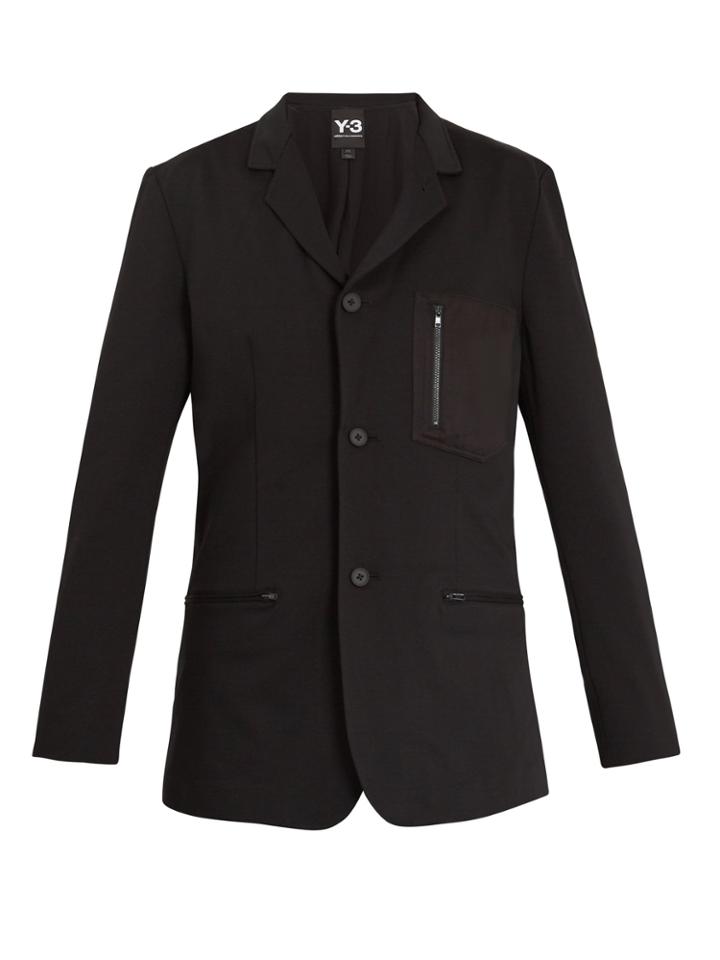 Y-3 X James Harden Notch-lapel Cotton-blend Blazer