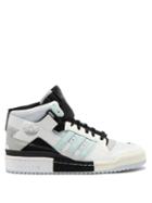 Adidas - Forum Exhibit High-top Leather Trainers - Mens - Black Multi