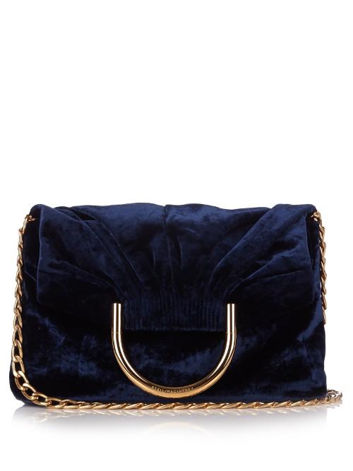 Stella Mccartney Nina Velvet Clutch