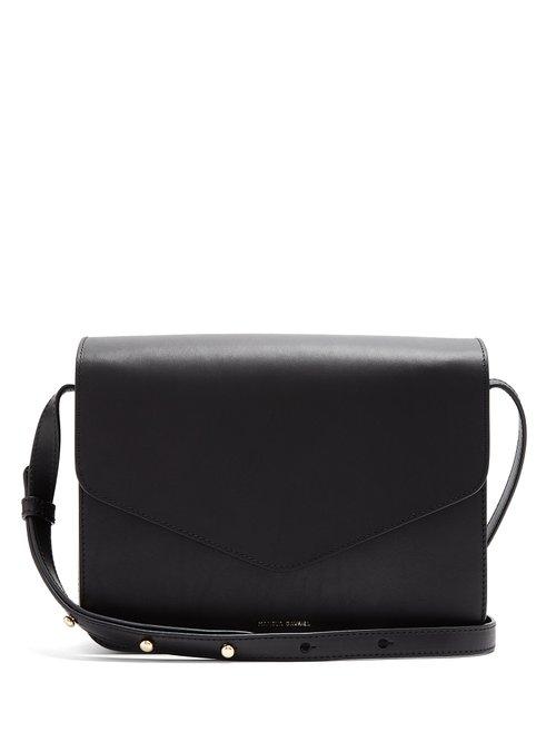 Matchesfashion.com Mansur Gavriel - Envelope Leather Cross Body Bag - Womens - Black