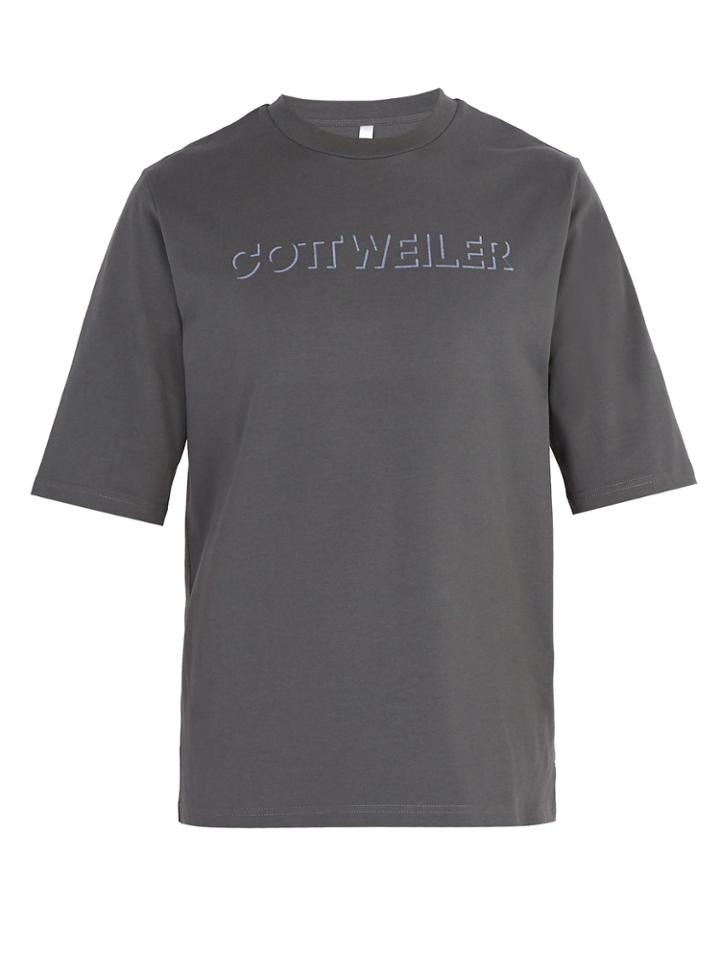 Cottweiler Logo Cotton T-shirt