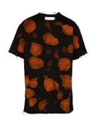 Matchesfashion.com Marques'almeida - Bleached Denim T Shirt - Mens - Black