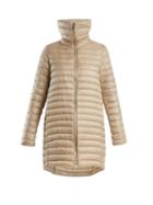 Matchesfashion.com Moncler - Citrinelle Funnel Neck Quilted Coat - Womens - Beige
