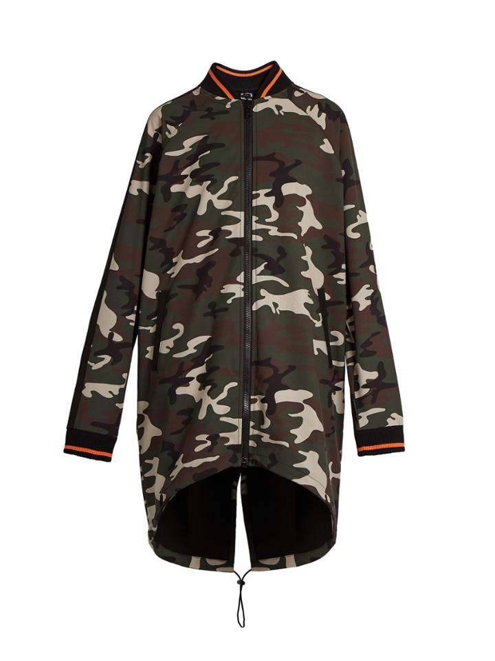 The Upside Camouflage-print Drawstring Jacket
