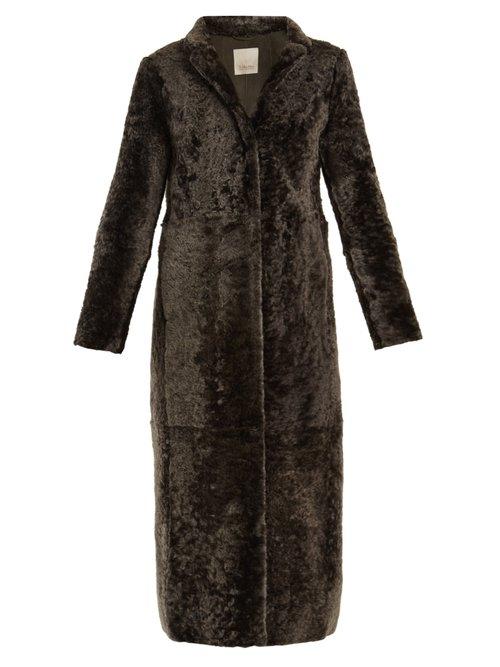 Matchesfashion.com S Max Mara - Tonico Coat - Womens - Dark Grey