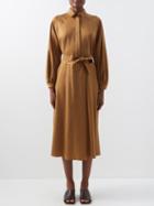 Max Mara - Lece Shirt Dress - Womens - Brown