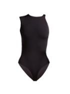 Matchesfashion.com Haight - Asymmetric Shoulder Swimsuit - Womens - Black