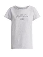 A.p.c. Us Star Logo Cotton-blend Jersey T-shirt