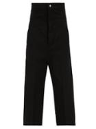 Matchesfashion.com Rick Owens - Dirty Jean Cropped Trousers - Mens - Black