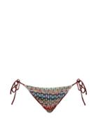 Matchesfashion.com Missoni Mare - Patterned Knitted-mesh Bikini Briefs - Womens - Multi