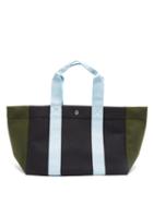 Rue De Verneuil - Parcours M Wool-blend Melton Tote Bag - Womens - Black Blue