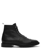 Thom Browne Brogue-detailed Leather Boots