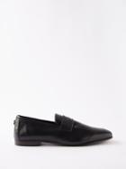 Bougeotte - Flneur Shearling-lined Leather Loafers - Mens - Black
