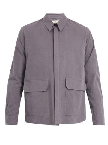 Matchesfashion.com The Lost Explorer - Sloth Cotton Ripstop Stitch Jacket - Mens - Grey