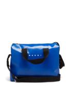 Mens Bags Marni - Tribeca Bi-colour Pvc Messenger Bag - Mens - Blue