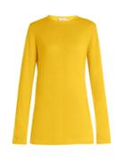 Matchesfashion.com Raey - Long Line Fine Knit Cashmere Sweater - Womens - Yellow