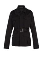 Matchesfashion.com Haider Ackermann - Belted Wool Utility Jacket - Mens - Black