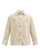 Matchesfashion.com Isabel Marant - Joario Cotton-corduroy Shirt - Mens - Cream