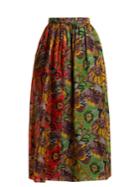Duro Olowu Floral-print Silk-gazar Skirt