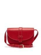 Matchesfashion.com A.p.c. - Eloise Leather Saddle Cross Body Bag - Womens - Red
