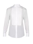 Matchesfashion.com Dolce & Gabbana - Johnny Pleated Cotton Dress Shirt - Mens - White