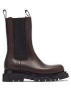 Matchesfashion.com Bottega Veneta - The Lug Leather Chelsea Boots - Mens - Brown