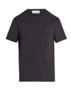 Matchesfashion.com Officine Gnrale - Crew Neck Cotton T Shirt - Mens - Navy