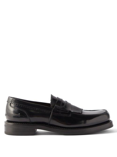 Our Legacy - Tassel Leather Loafers - Mens - Black