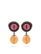 Givenchy Eye And Marble Earrings