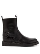 Matchesfashion.com Ann Demeulemeester - Buckled Leather Ankle Boots - Womens - Black