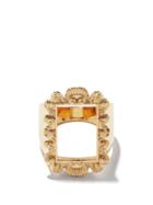 Bleue Burnham - The Portrait 9kt Recycled-gold Ring - Mens - Gold
