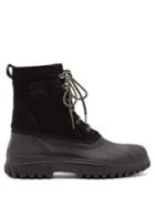 Matchesfashion.com Diemme - Anatra Suede And Rubber Boots - Mens - Black