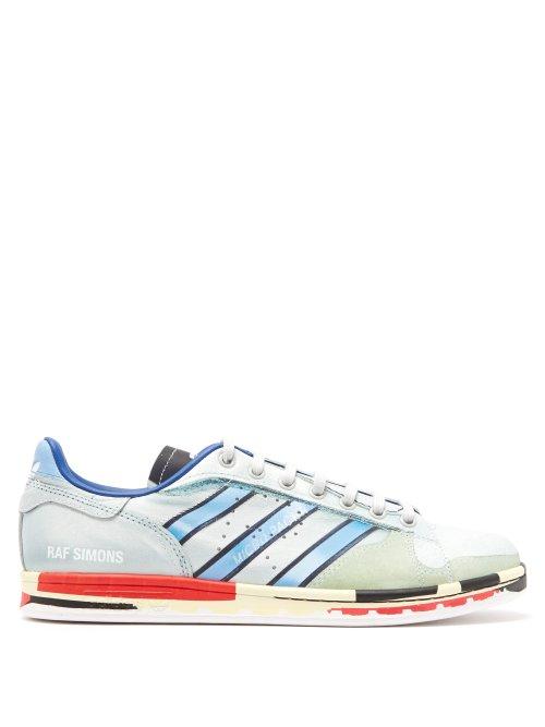 Matchesfashion.com Raf Simons X Adidas - Rs Micropacer Stan Smith Leather Trainers - Mens - White Multi