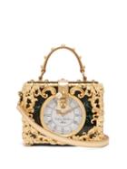 Matchesfashion.com Dolce & Gabbana - Clockface Box Bag - Womens - Gold Multi