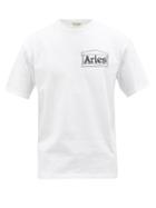 Aries - Mystic Business Logo-print T-shirt - Mens - White