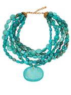 Matchesfashion.com Karry Gallery - Turquoise Necklace - Womens - Blue