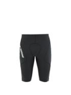Mens Rtw Marine Serre - Sea-skin Logo-print Recycled Fibre-blend Shorts - Mens - Black Beige