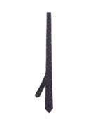 Matchesfashion.com Paul Smith - Rose Embroidered Silk Faille Tie - Mens - Navy Multi