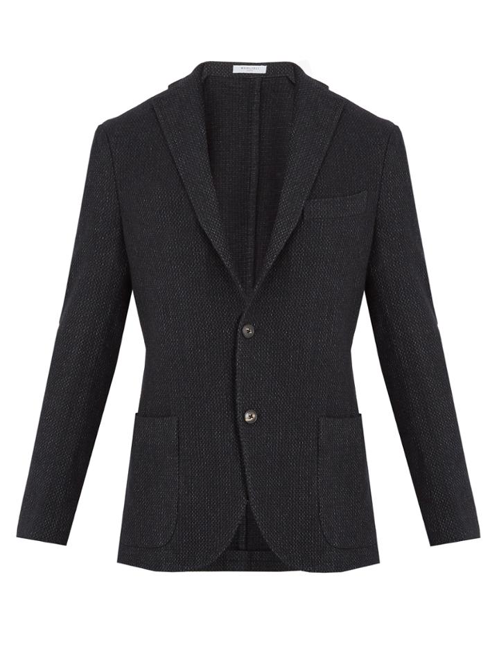 Boglioli Single-breasted Wool-blend Blazer