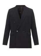 Matchesfashion.com The Row - Colin Double Breasted Suit Jacket - Mens - Navy