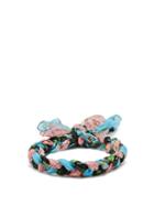 Matchesfashion.com Gucci - Floral Print Braided Silk Headband - Womens - Multi