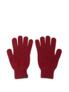 Paul Smith - Logo-tab Cashmere-blend Gloves - Mens - Red