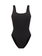 Matchesfashion.com Norma Kamali - Scoop-neck Open-back Swimsuit - Womens - Black