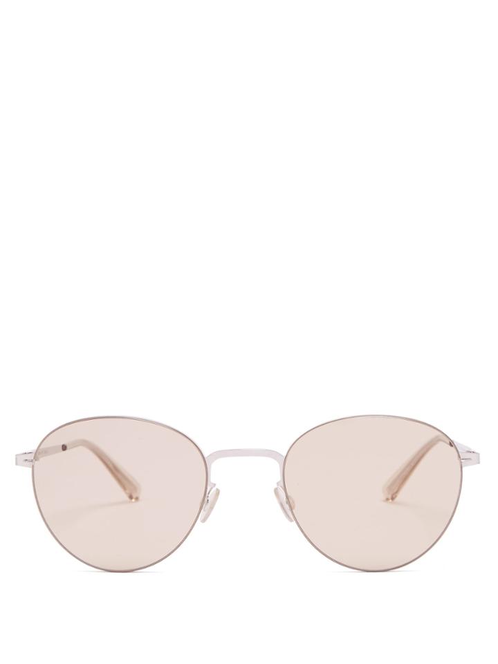 Mykita Eito Round-frame Metal Sunglasses